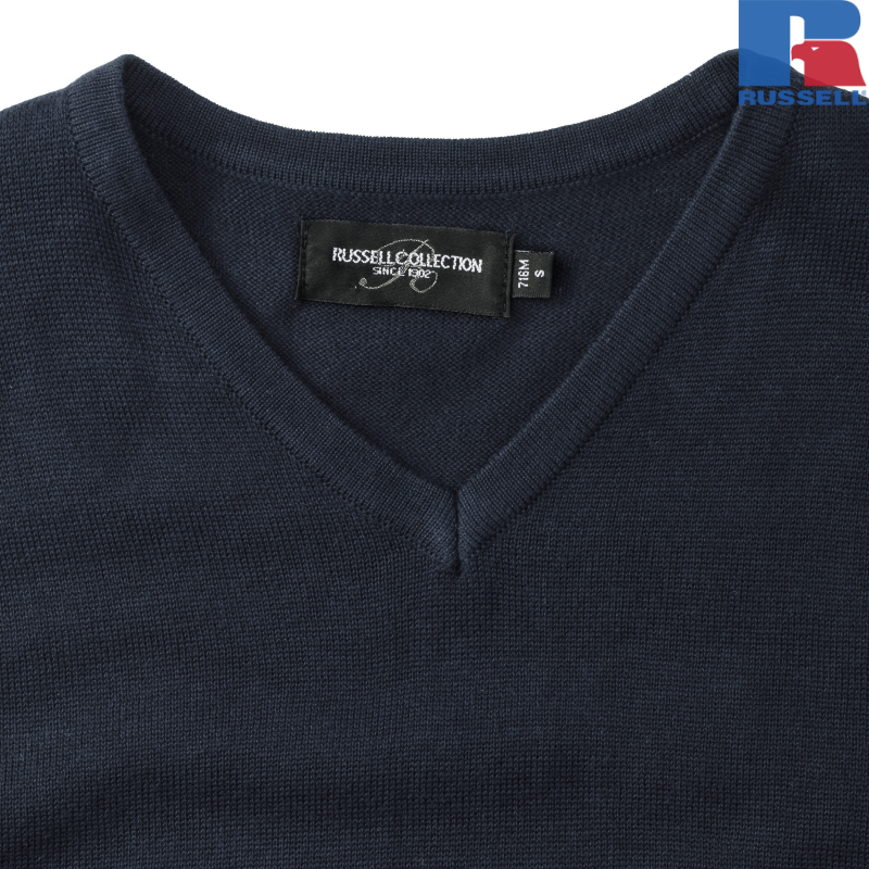 V-Neck Sleeveless Knitted Pullover | Russell