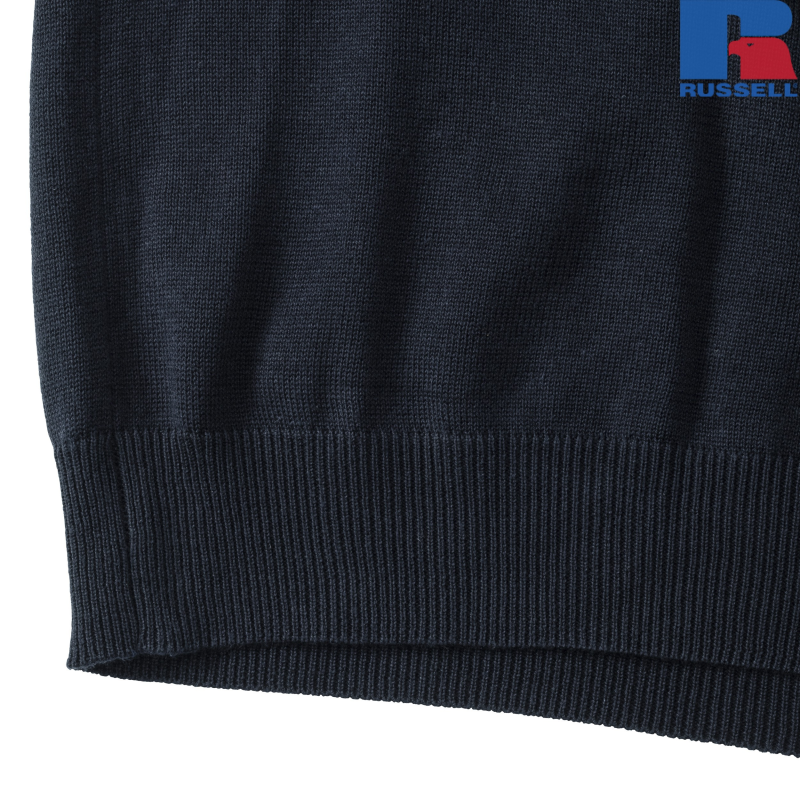 V-Neck Sleeveless Knitted Pullover | Russell