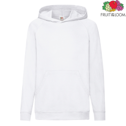 Kids Lightweight Hooded Sweat | Fruit of The Loom