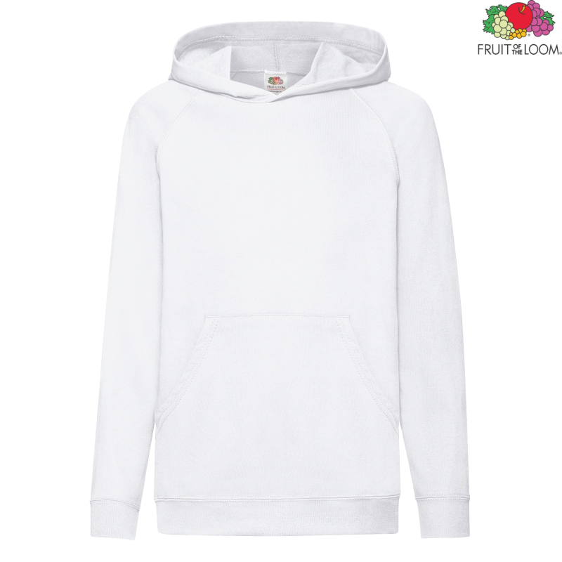 Kids Lightweight Hooded Sweat | Fruit of The Loom