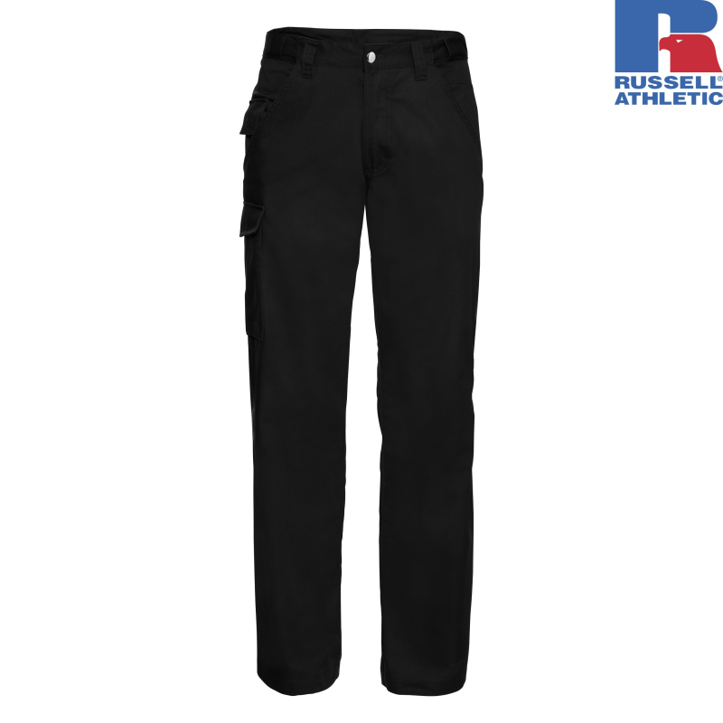 Workwear Polycotton Twill Trousers | Russell
