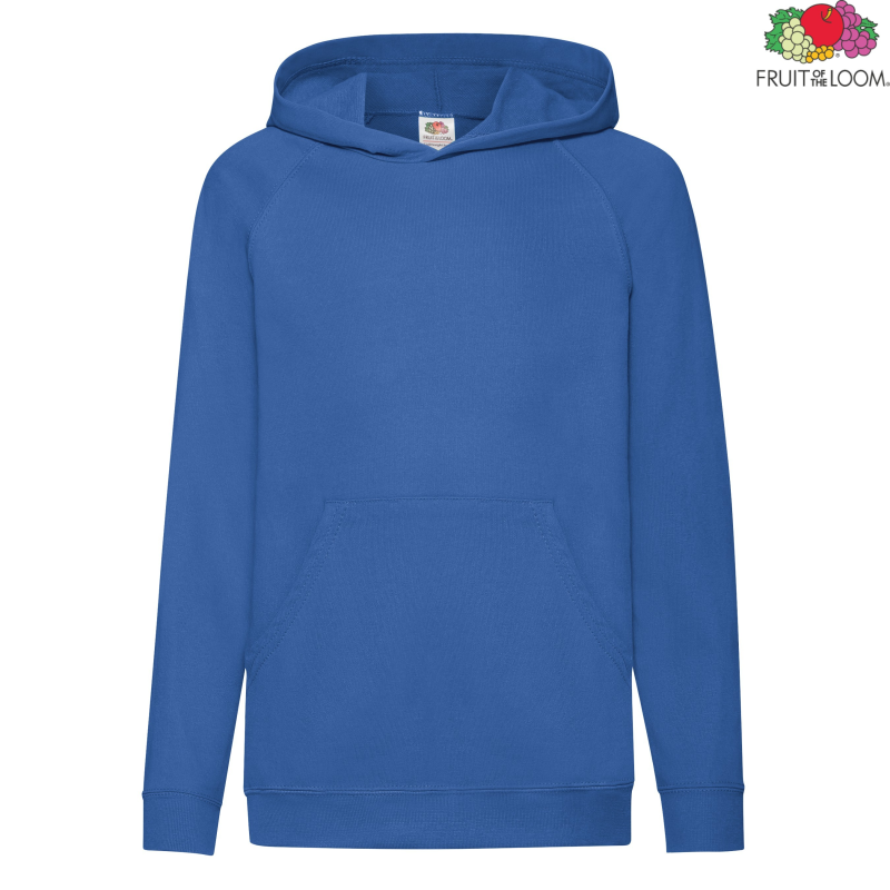 Kids Lightweight Hooded Sweat | Fruit of The Loom