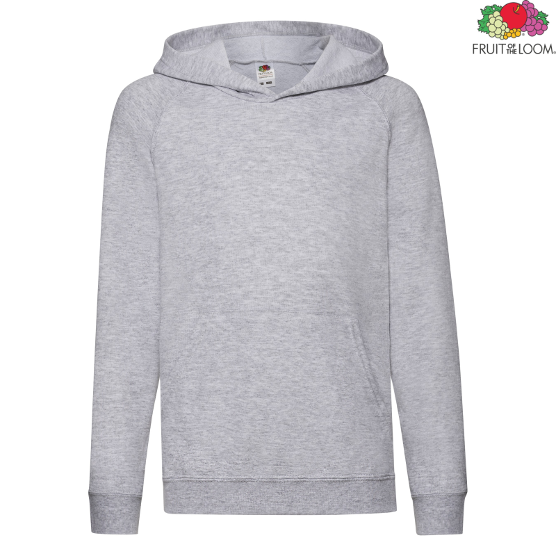 Kids Lightweight Hooded Sweat | Fruit of The Loom