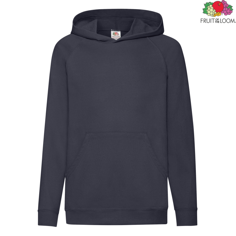 Kids Lightweight Hooded Sweat | Fruit of The Loom