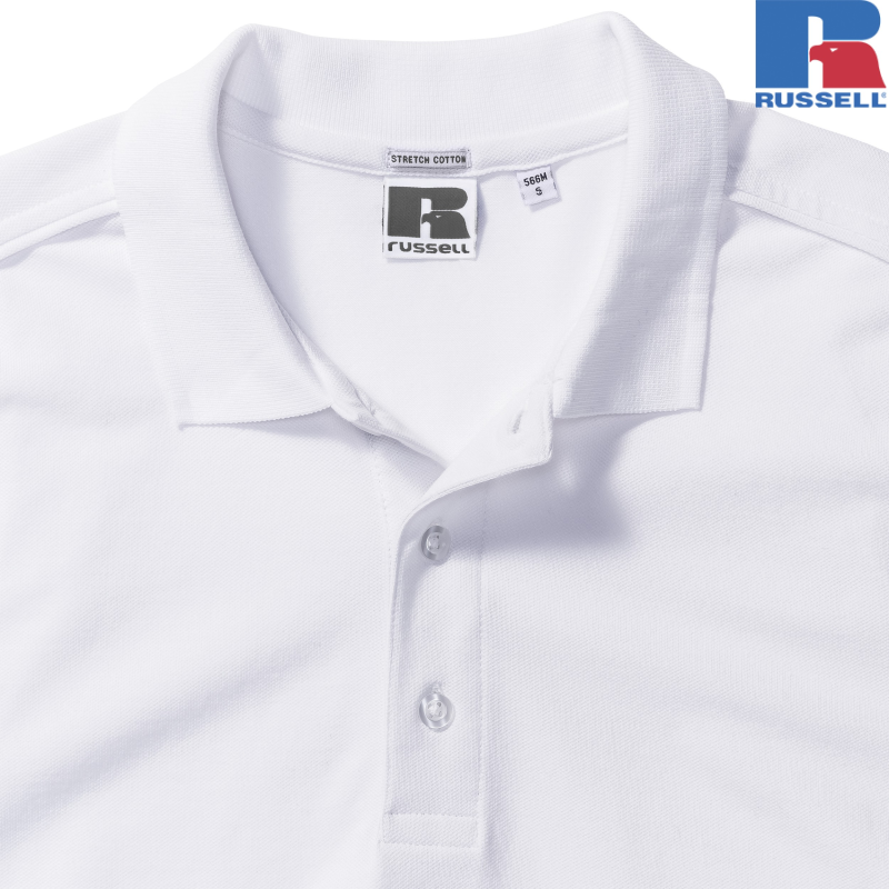 Men's Fitted Stretch Polo | Russell