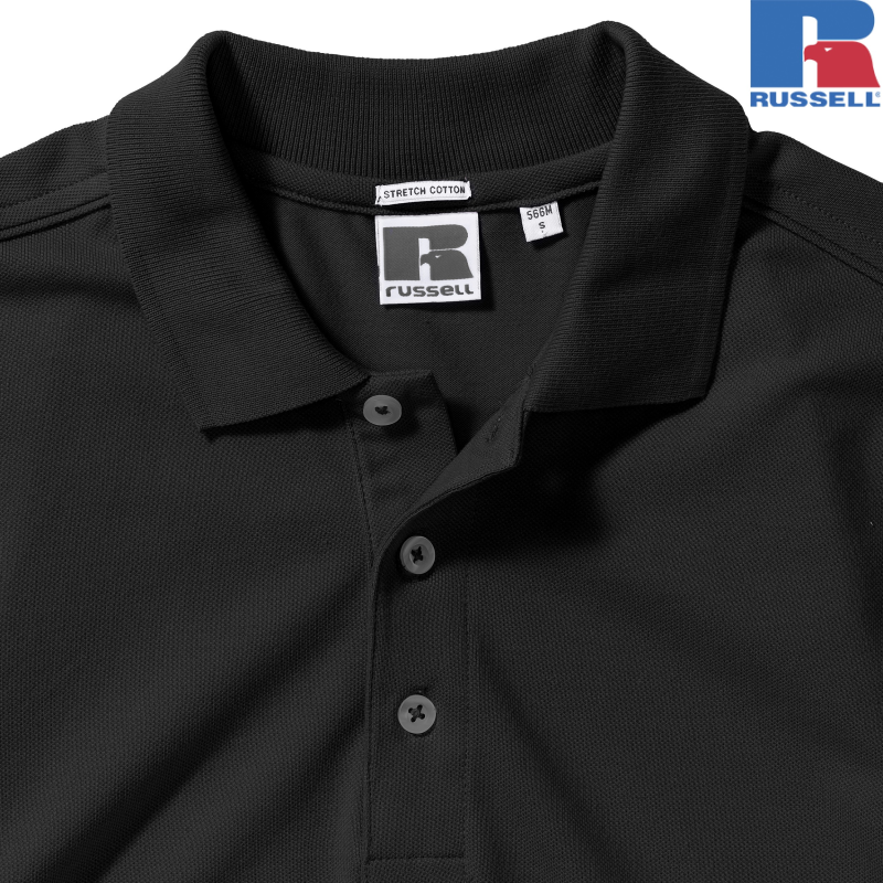 Men's Fitted Stretch Polo | Russell