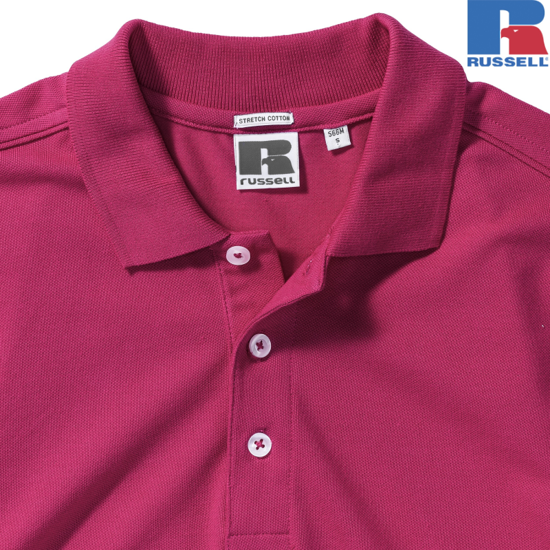 Men's Fitted Stretch Polo | Russell