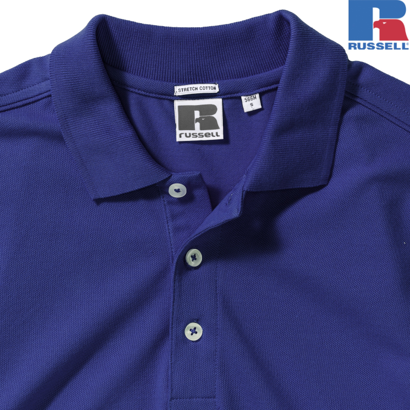 Men's Fitted Stretch Polo | Russell