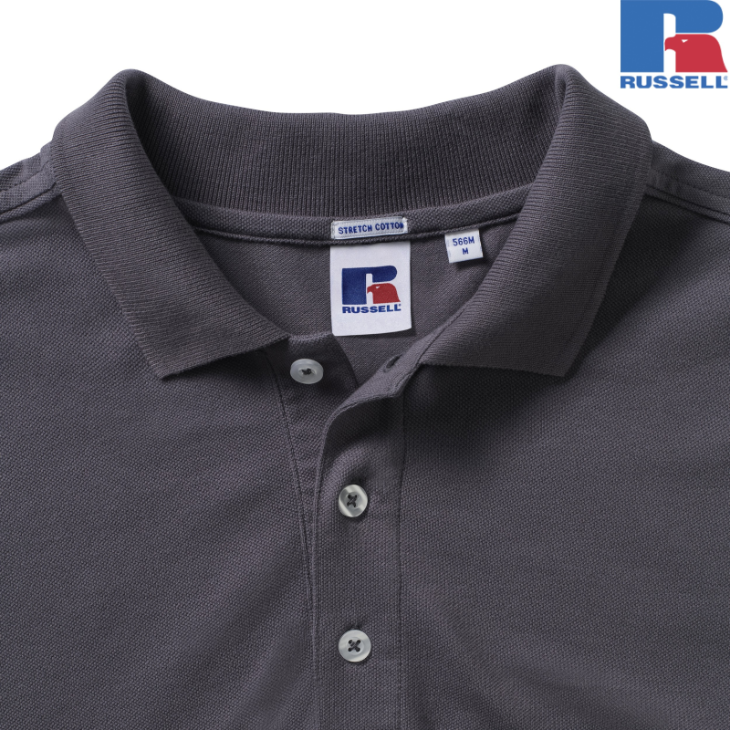 Men's Fitted Stretch Polo | Russell