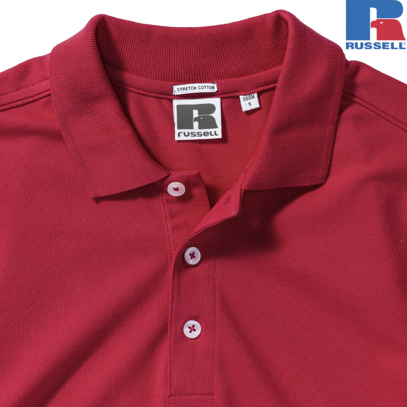 Men's Fitted Stretch Polo | Russell