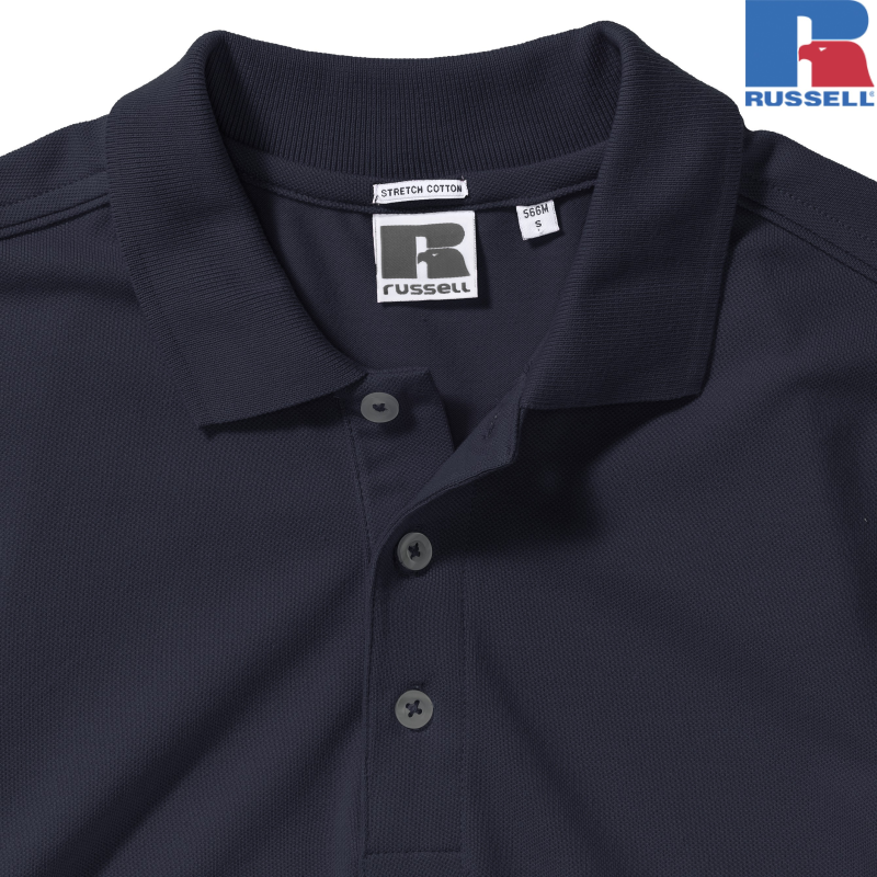 Men's Fitted Stretch Polo | Russell