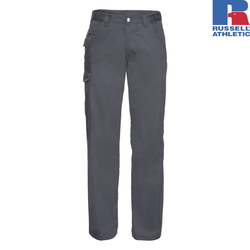 Workwear Polycotton Twill Trousers | Russell