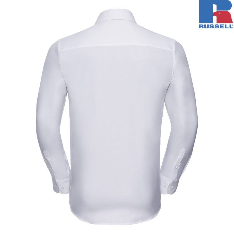 Men's Long Sleeve Herringbone Shirt | Russell