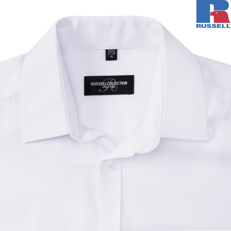 Men's Long Sleeve Herringbone Shirt | Russell