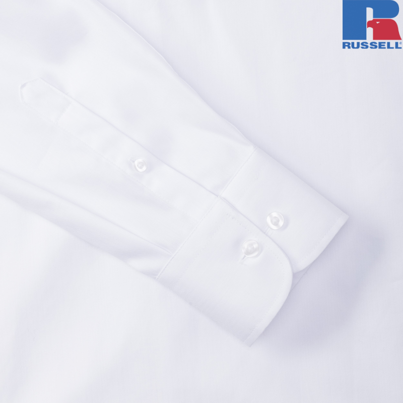 Men's Long Sleeve Herringbone Shirt | Russell