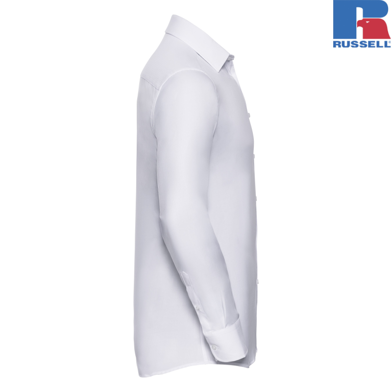 Men's Long Sleeve Herringbone Shirt | Russell