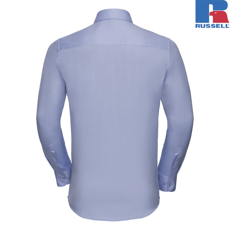 Men's Long Sleeve Herringbone Shirt | Russell