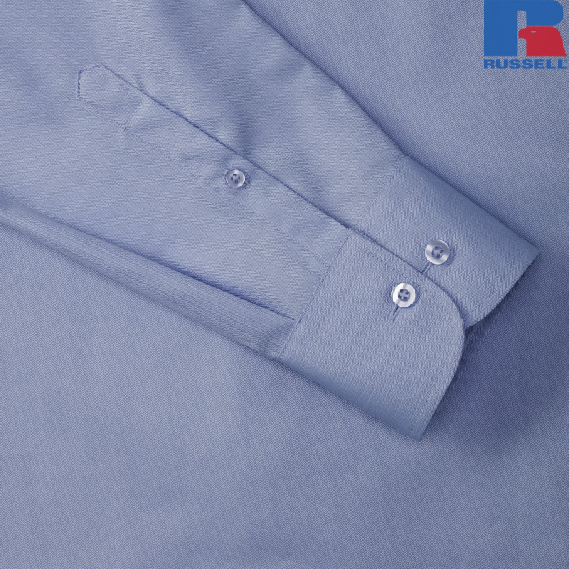 Men's Long Sleeve Herringbone Shirt | Russell