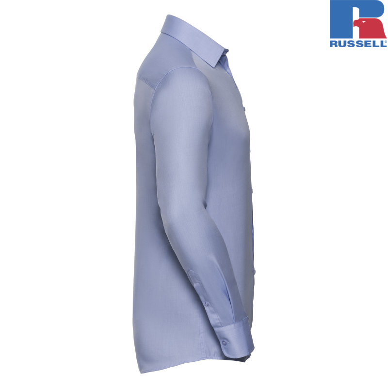 Men's Long Sleeve Herringbone Shirt | Russell