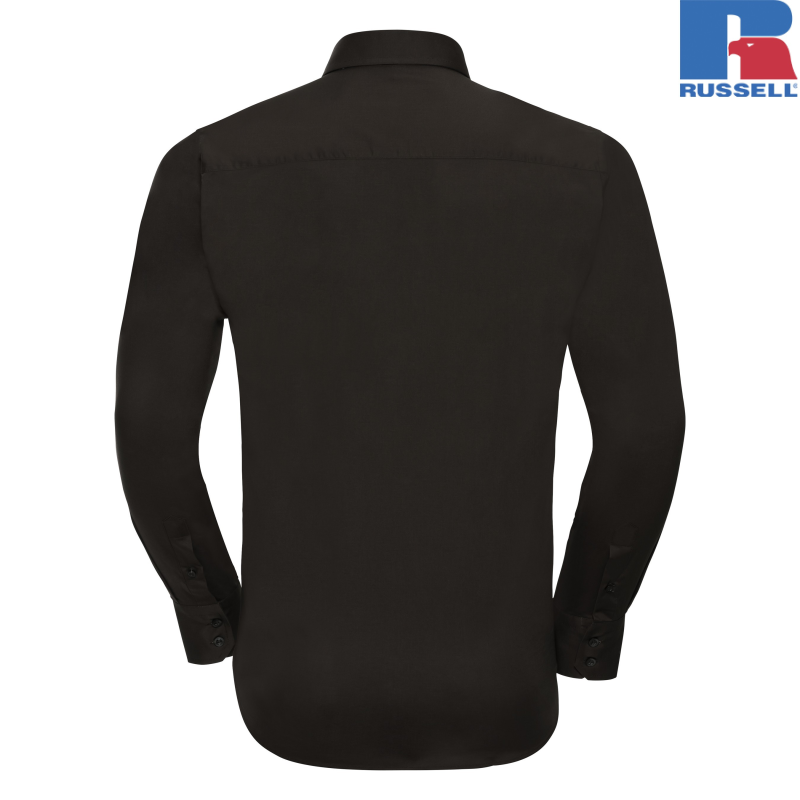 Men's Long Sleeve Easy Care Fitted Shirt | Russell
