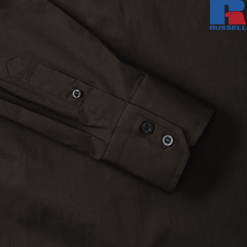 Men's Long Sleeve Easy Care Fitted Shirt | Russell