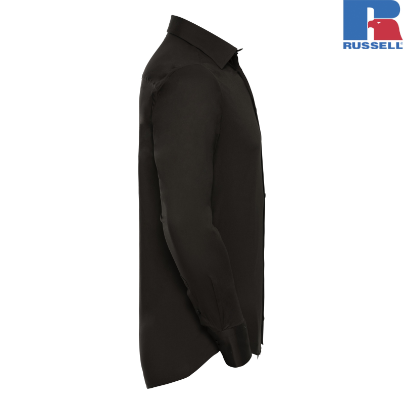 Men's Long Sleeve Easy Care Fitted Shirt | Russell