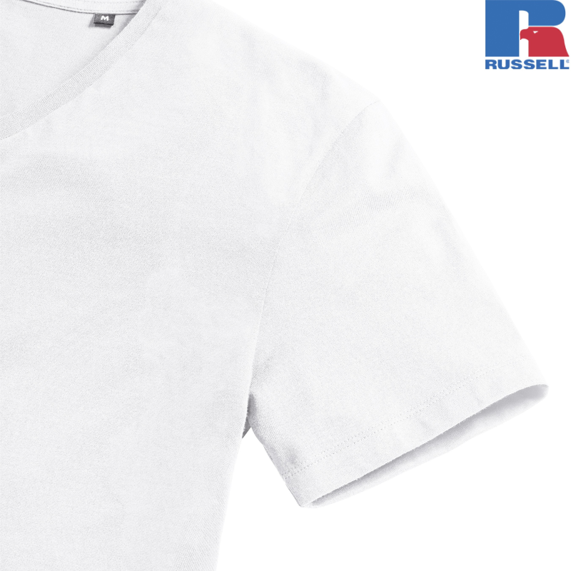 Mens Pure Organic V-Neck T | Russell