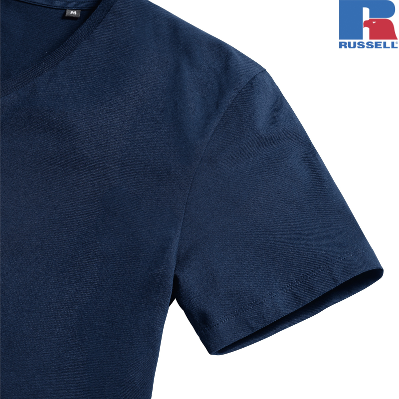 Mens Pure Organic V-Neck T | Russell