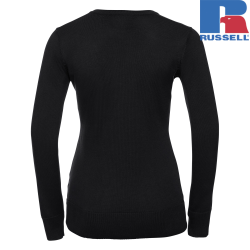 Ladies V-neck Knitted...