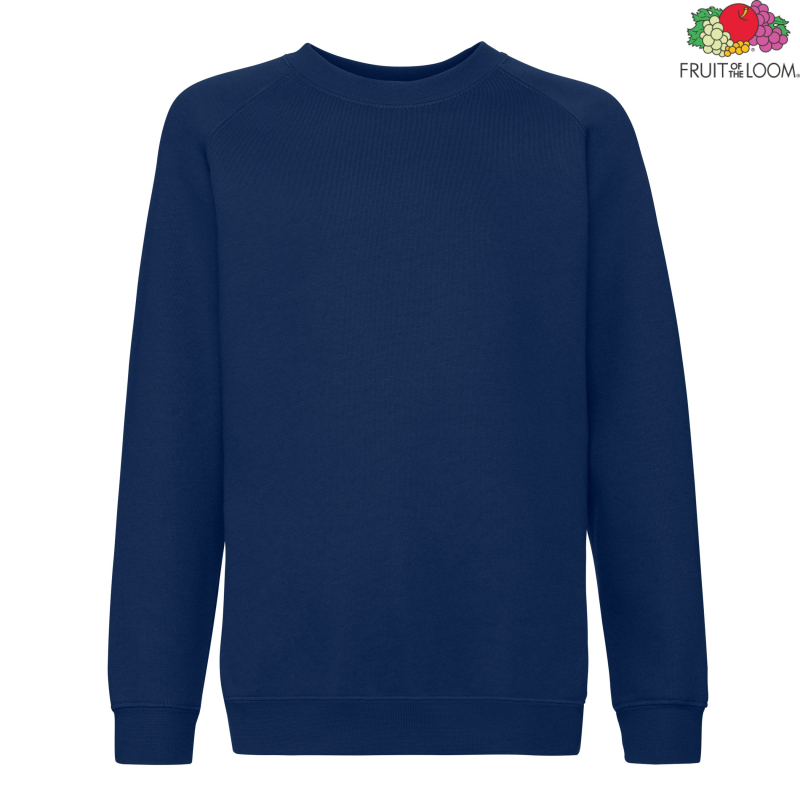 Kids Premium Raglan Sweat | Fruit of The LOOM