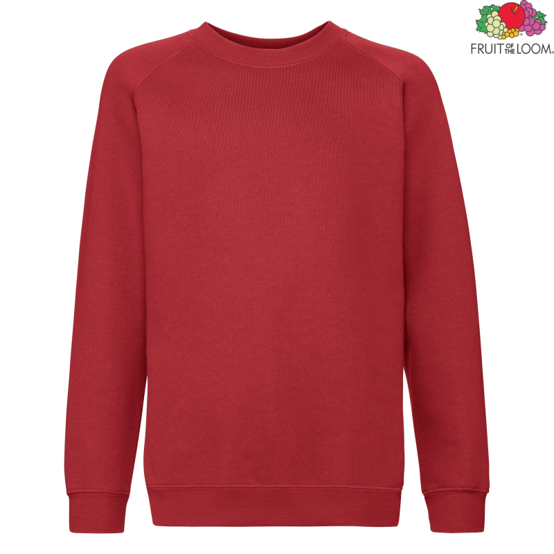 Kids Premium Raglan Sweat | Fruit of The Loom