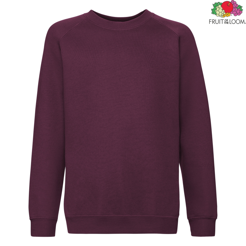 Kids Premium Raglan Sweat | Fruit of The Loom