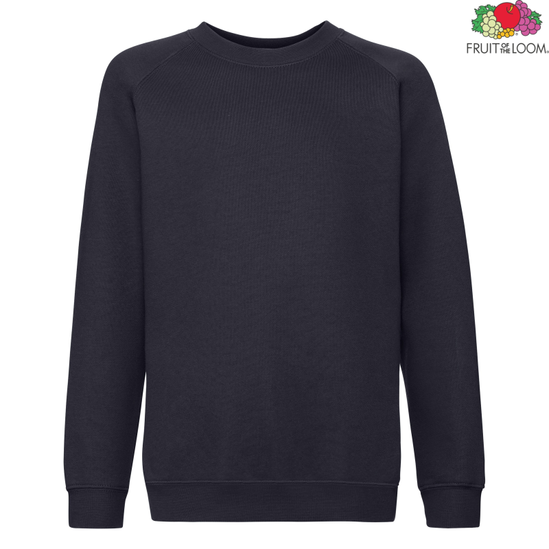 Kids Premium Raglan Sweat | Fruit of The Loom
