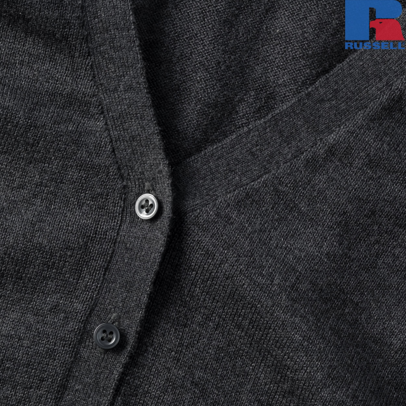 Ladies V-neck Knitted Cardigan | Russell