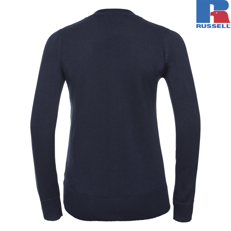 Ladies V-neck Knitted Cardigan | Russell