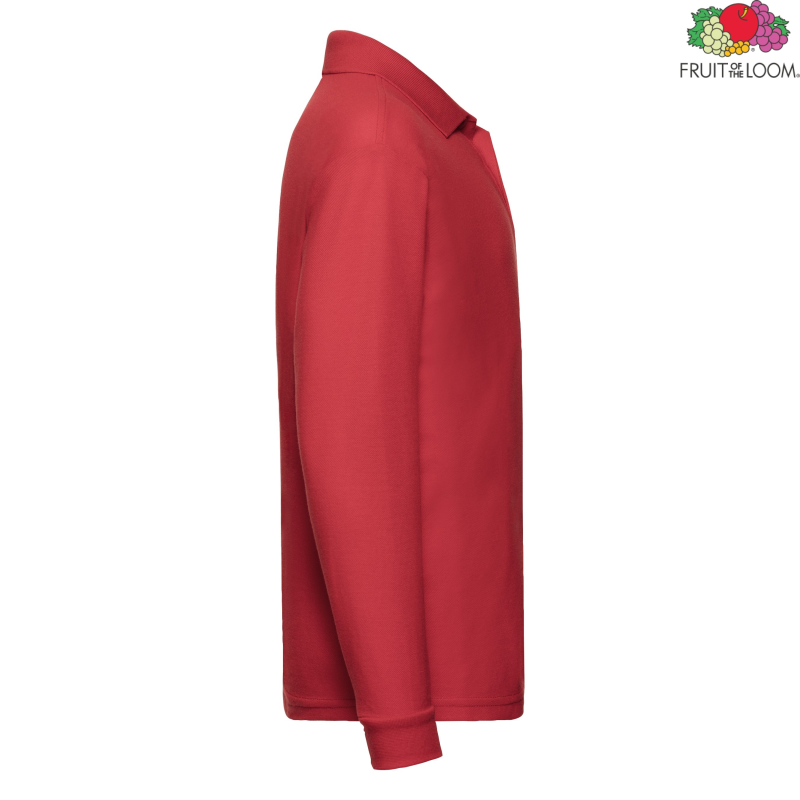Kids 65/35 Long Sleeve Polo | Fruit of the Loom