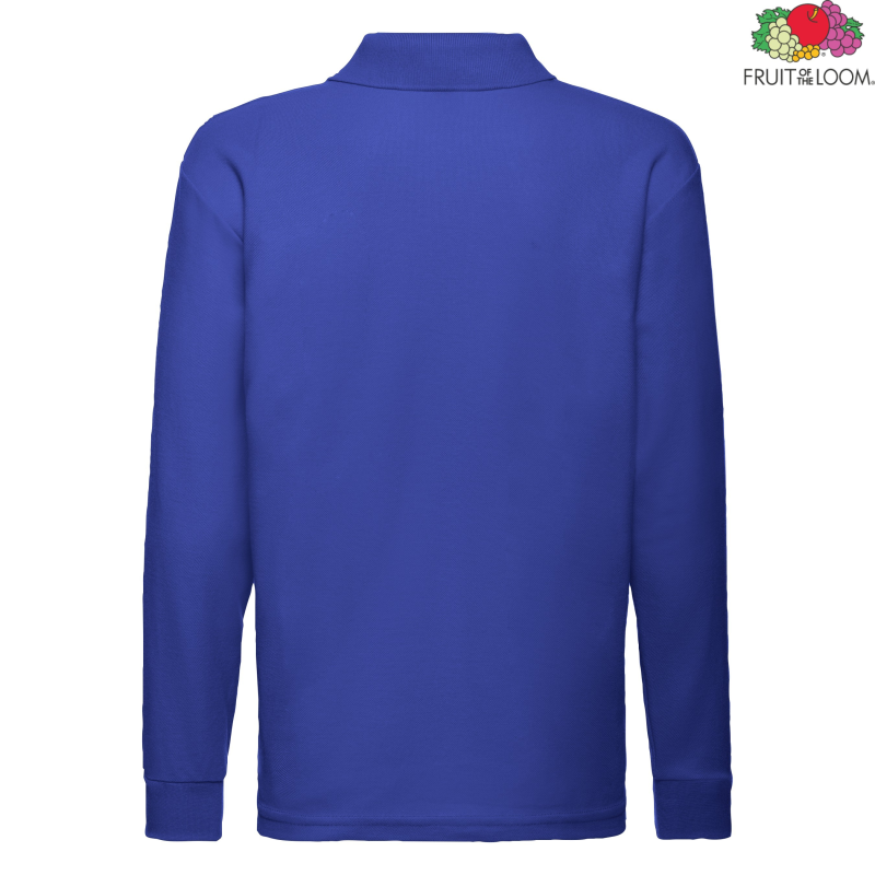 Kids 65/35 Long Sleeve Polo | Fruit of the Loom