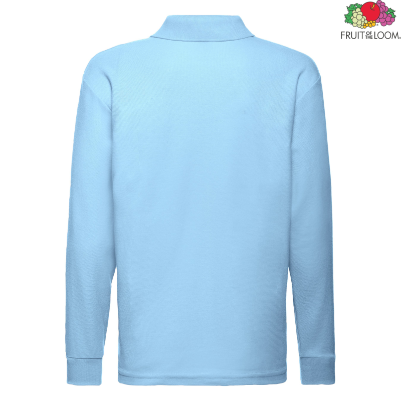 Kids 65/35 Long Sleeve Polo | Fruit of the Loom