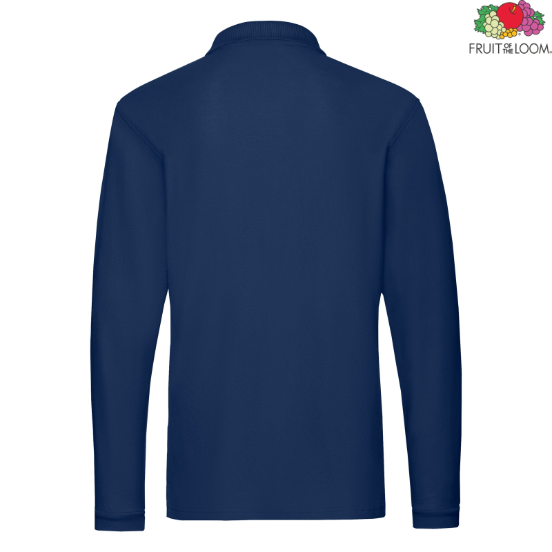 Premium Long Sleeve Polo | Fruit of The Loom