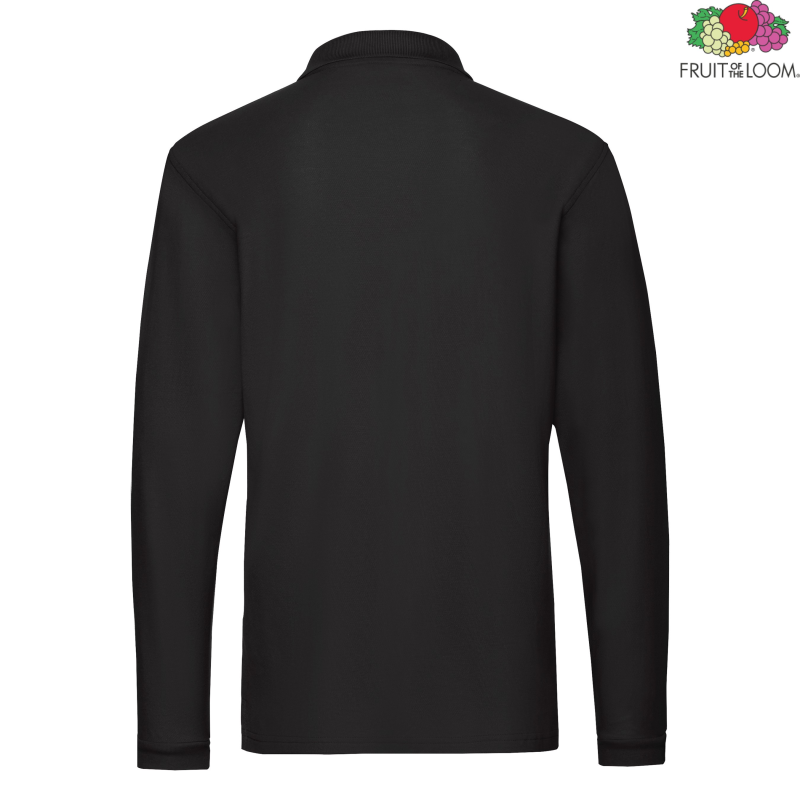 Premium Long Sleeve Polo | Fruit of The Loom