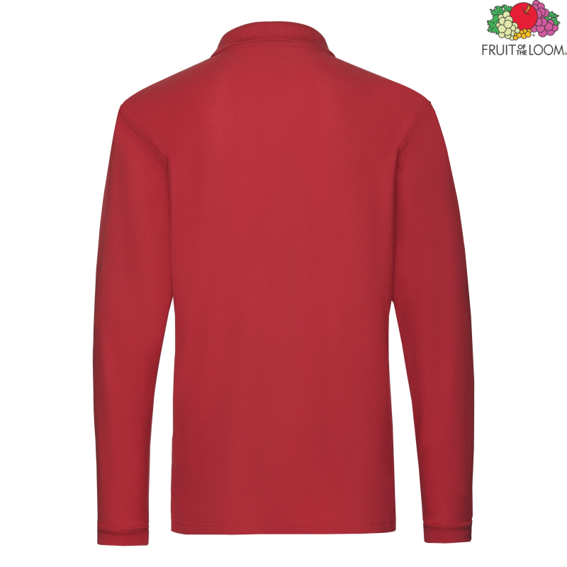 Premium Long Sleeve Polo | Fruit of The Loom