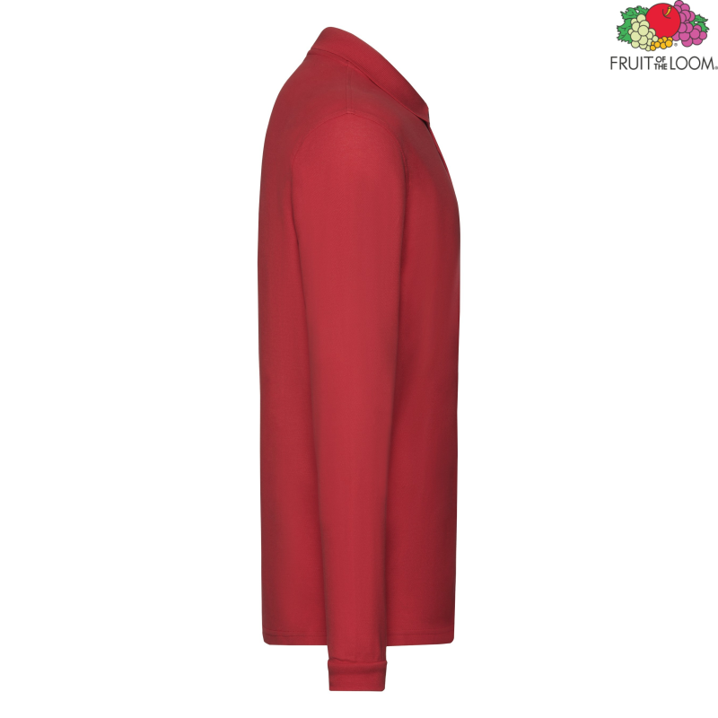 Premium Long Sleeve Polo | Fruit of The Loom