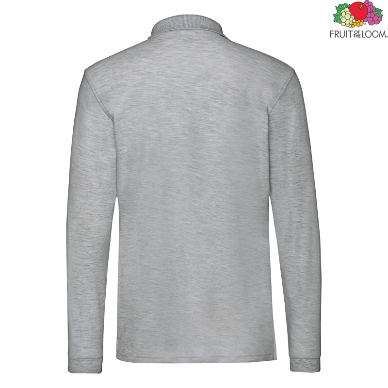 Premium Long Sleeve Polo | Fruit of The Loom