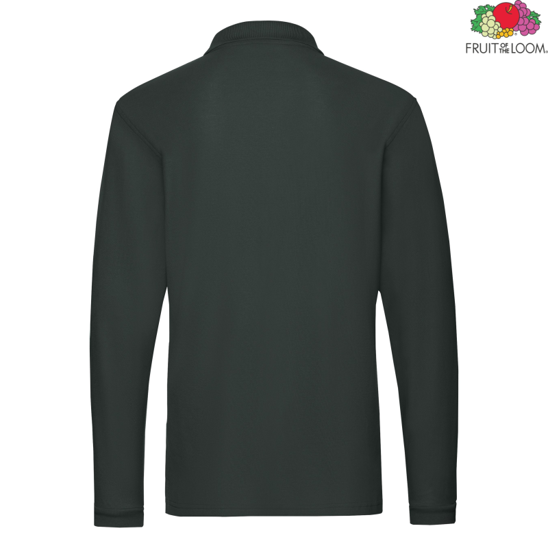Premium Long Sleeve Polo | Fruit of The Loom