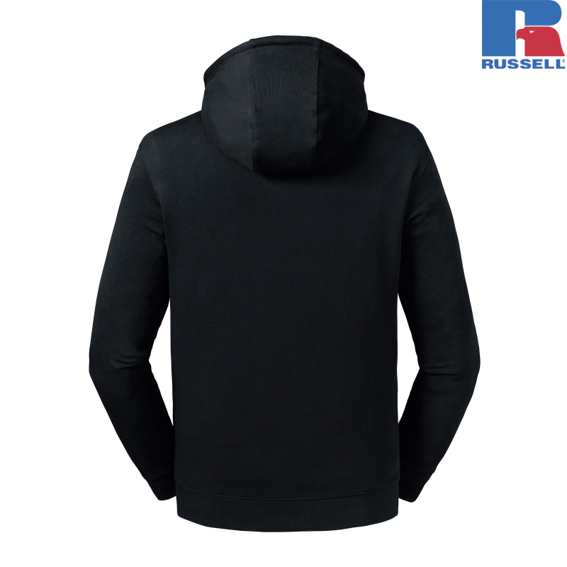Pure Organic High Collar Hooded Sweat | Russell