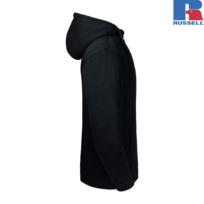 Pure Organic High Collar Hooded Sweat | Russell