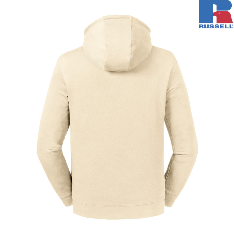 Pure Organic High Collar Hooded Sweat | Russell