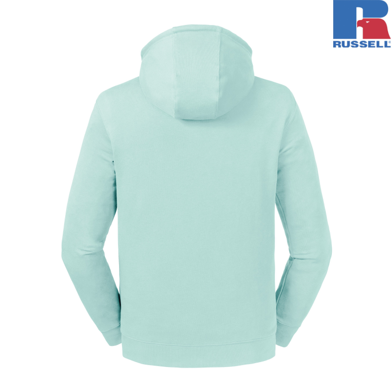 Pure Organic High Collar Hooded Sweat | Russell