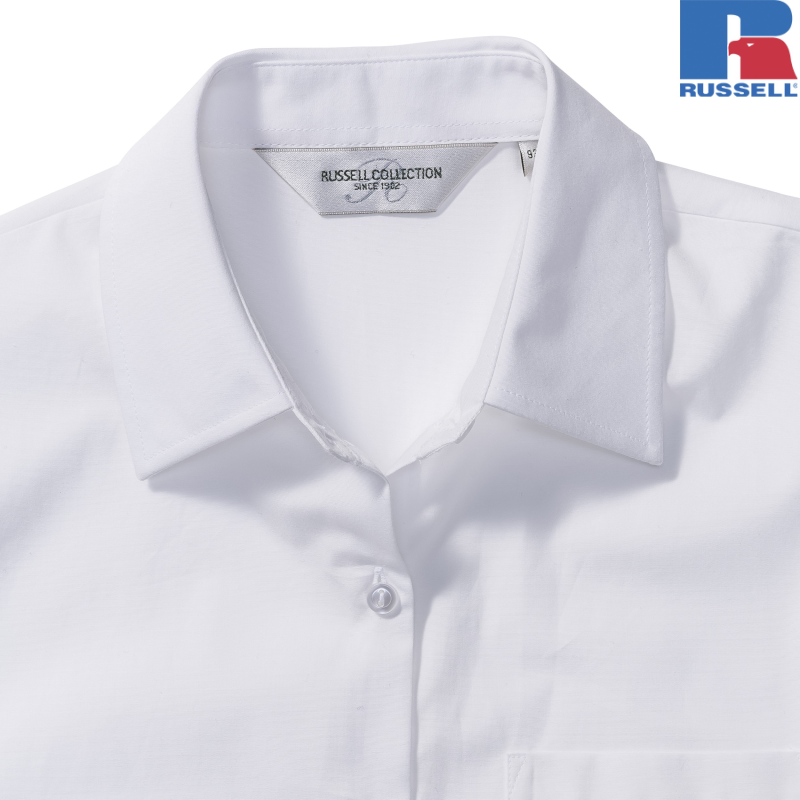 Ladies 3/4 Sleeve Fitted Stretch Shirt | Russell