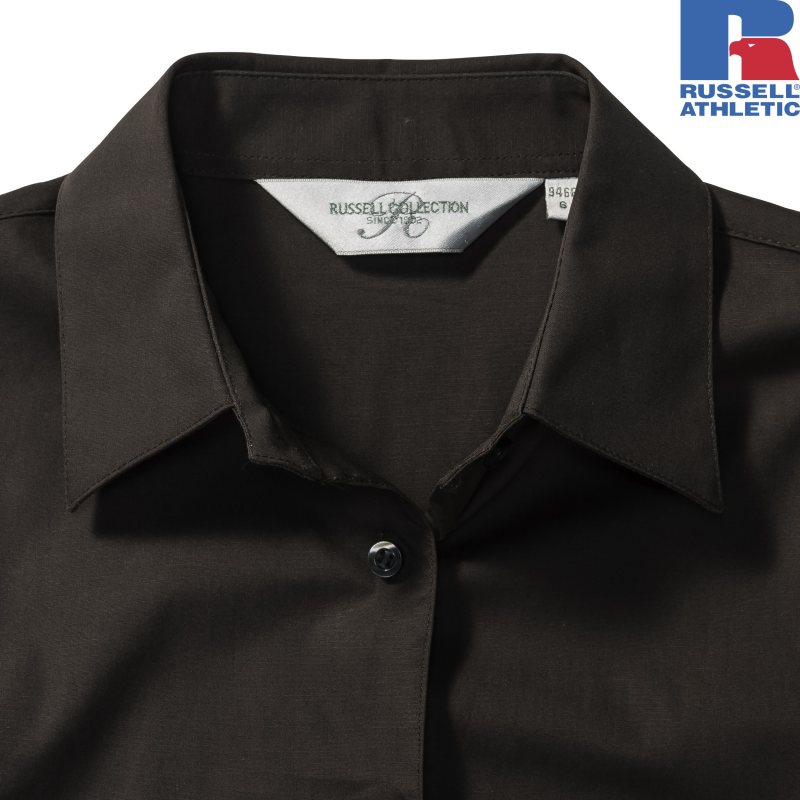 LADIES 3/4 SLEEVE EASY CARE FITTED SHIRT | Russell